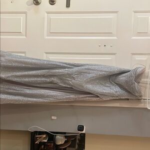 Sparkling Silver Gown